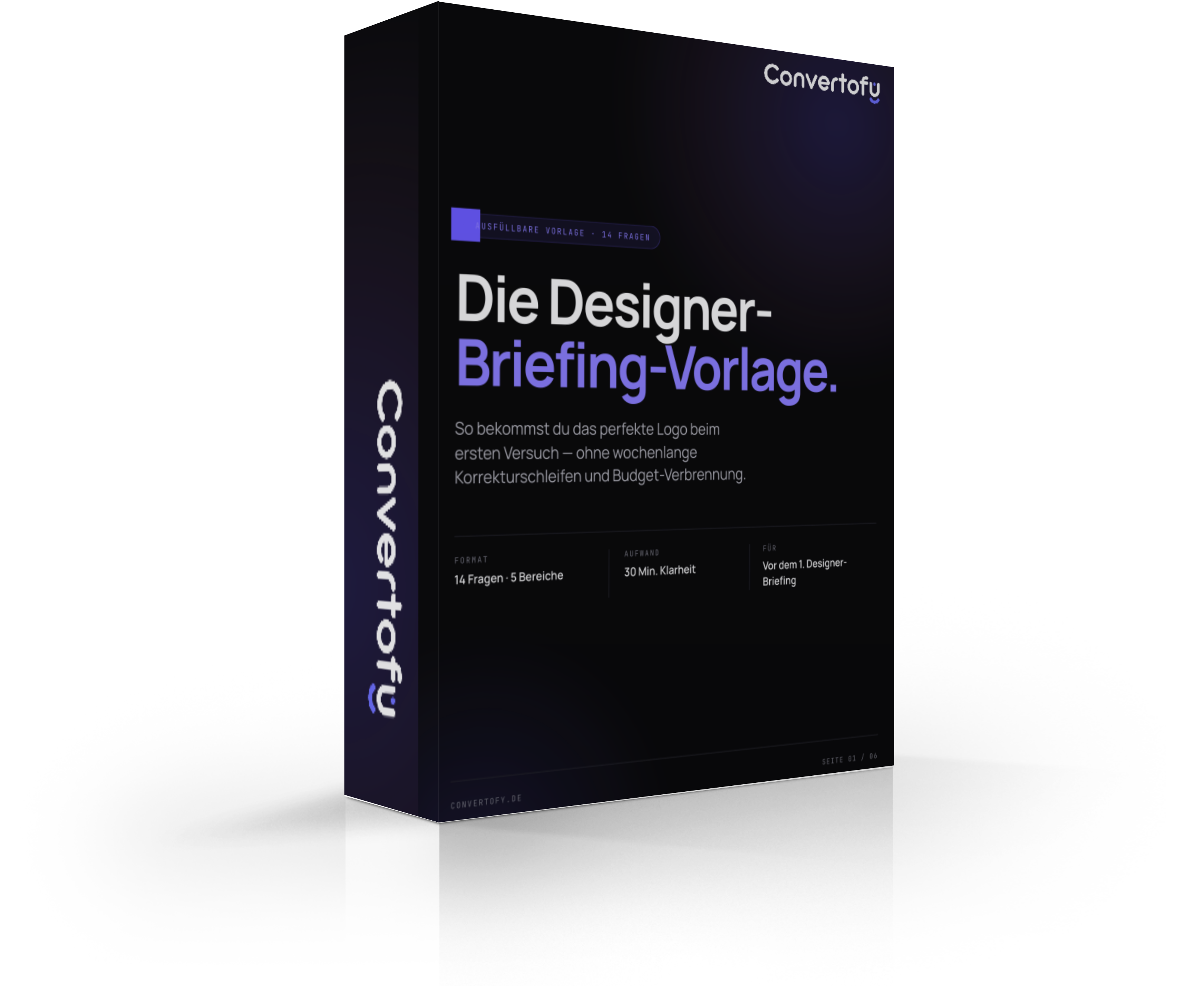 Die Designer-Briefing-Vorlage – Convertofy